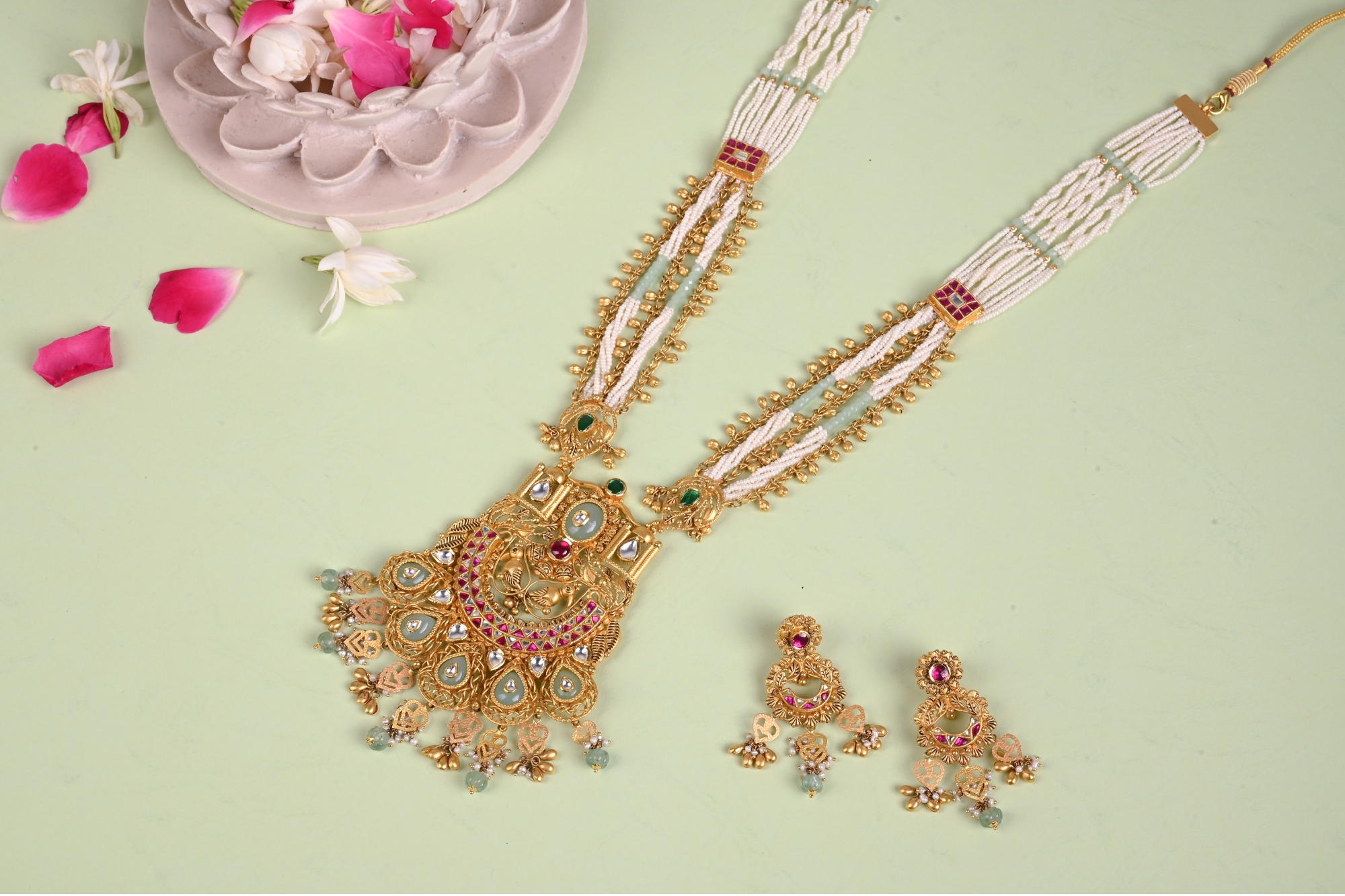 long necklace set