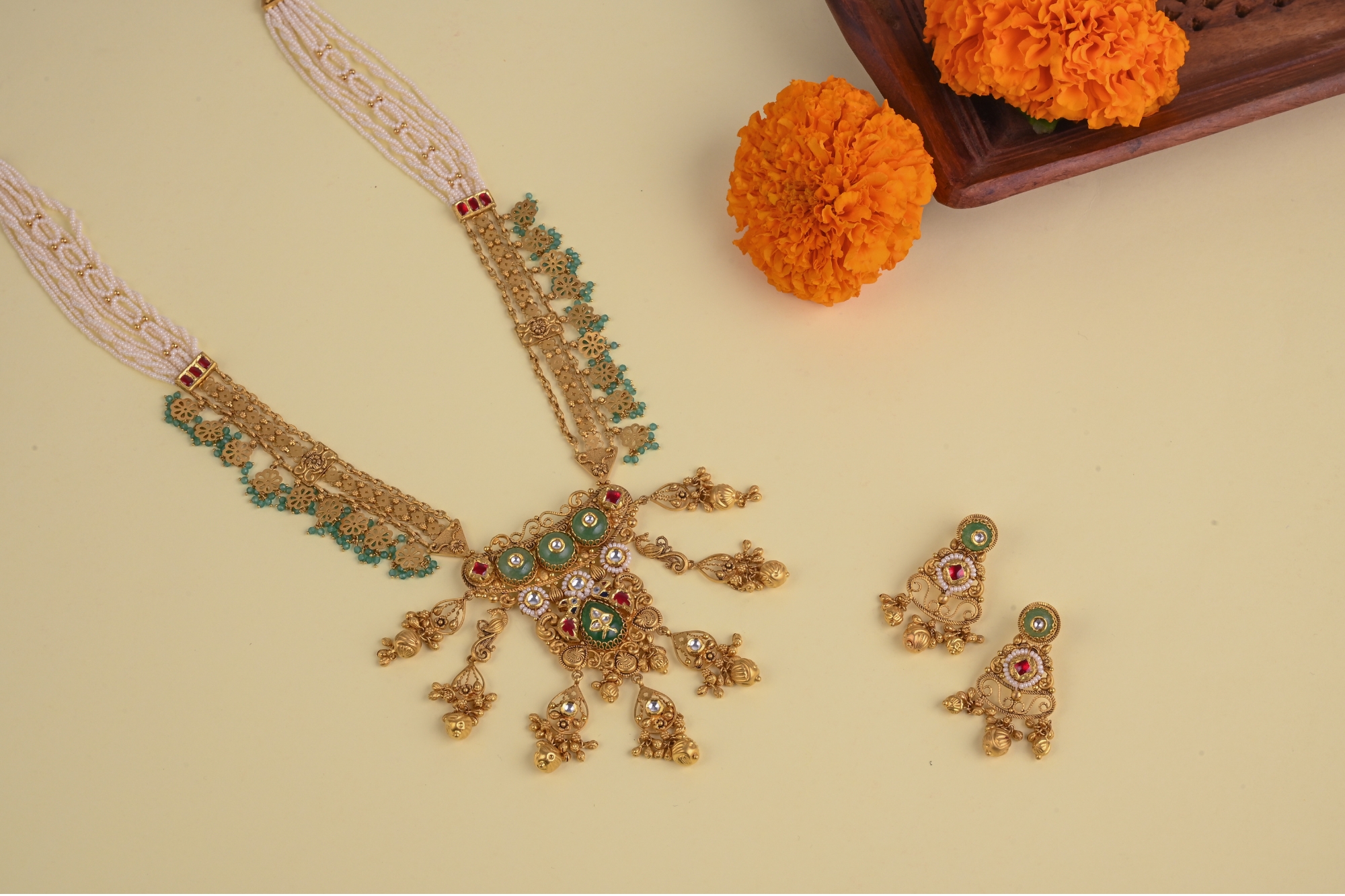 long necklace set